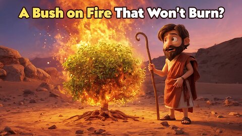😲 A Bush on Fire That Won’t Burn?! Moses’ Story