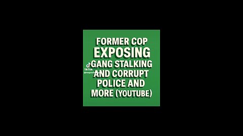 Gang stalking on tik Tok/Facebook & other Social medias