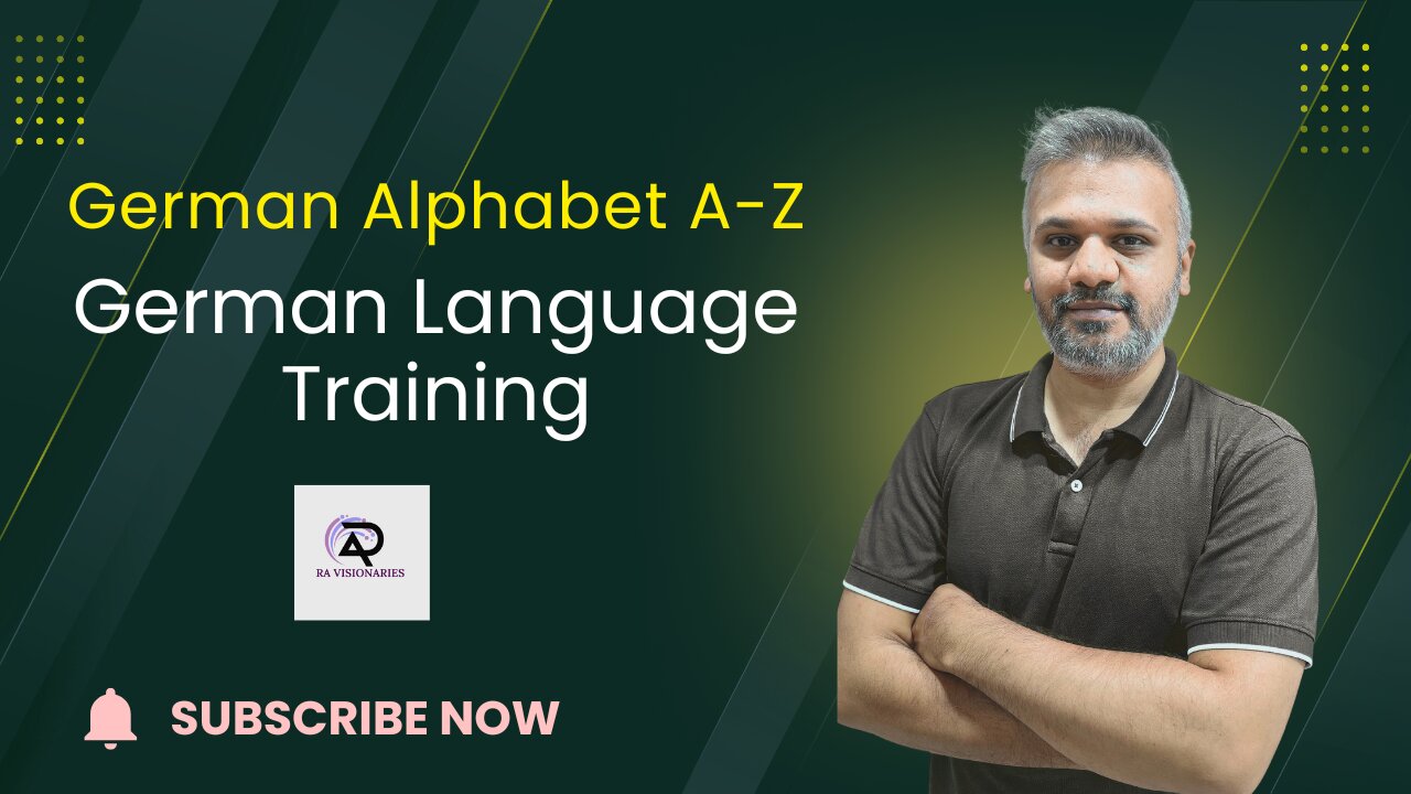 German Language Training || German Alphabet A–Z