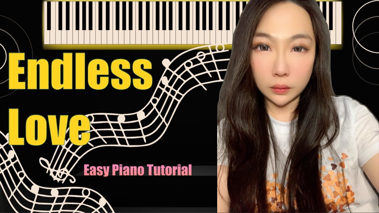 Endless Love PIANO | Easy Slow Short Tutorial