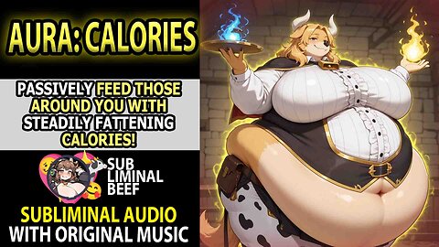 ✨ Aura: Calories ✨ Project a Huge Aura of Fattening Weight Gain to Desired People/Self Subliminal 💖