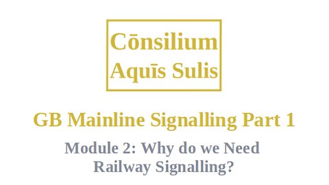 GB Mainline Signalling Part 1 Module 2 (English)