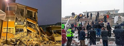 Frightening scenes at the moment of an earthquake of magnitude 8.7 in eastern Russia