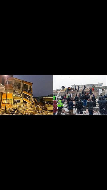 Frightening scenes at the moment of an earthquake of magnitude 8.7 in eastern Russia