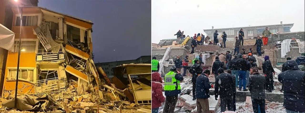 Frightening scenes at the moment of an earthquake of magnitude 8.7 in eastern Russia