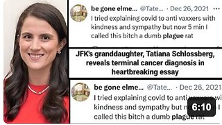 TATIANA SCHLOSSBERG - GETS HER COMEUPPANCE!
