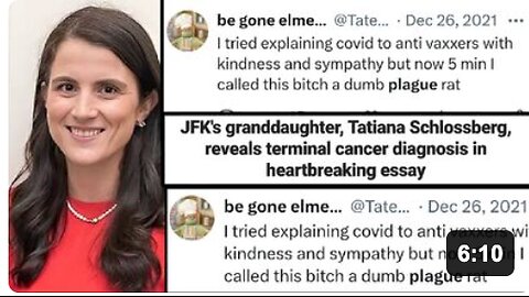 TATIANA SCHLOSSBERG - GETS HER COMEUPPANCE!