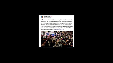 Scavino giving clear messages via drops IMO...