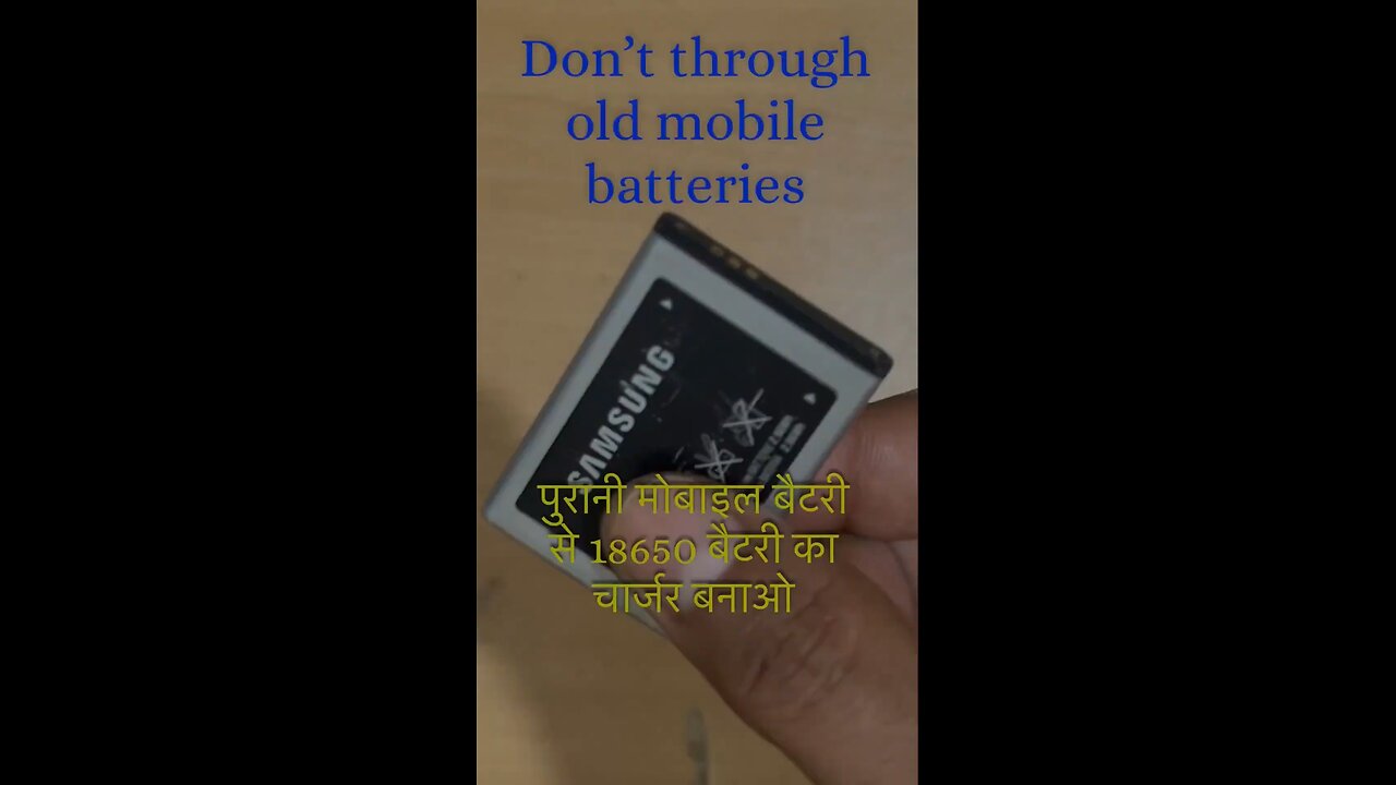 Make a 18650 Charger Using an Old Mobile Battery