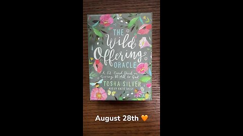 8/28/25 card: self sufficiency