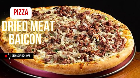 Half Sun-Dried Beef, Half Bacon: The Perfect Pizza Exists! 🍕🔥
