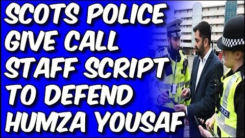 "Unveiling Police Scotland's Script to Shield Humza Yousaf from His Own Legislation"
