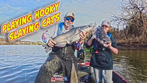 Played hooky from work and school and spent the day catching monster catfish on the Potomac River