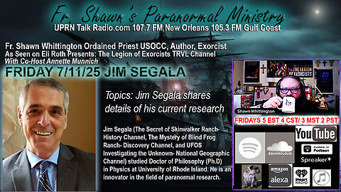 Round 2 with "JIM SEGALA"! Skinwalker Ranch.