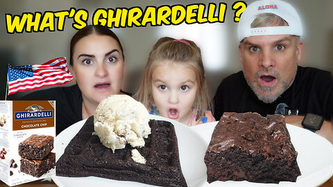 Brits Discover Ghirardelli Brownie Mix: Brownies & Waffle‑Maker Waffles!