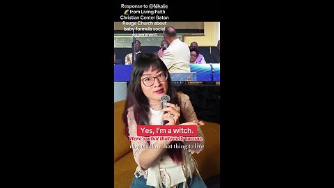 A pastor called Nikalie 🌈 a witch for asking for baby formula.