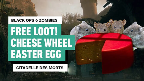Call of Duty Black Ops 6 Zombies - Cheese Wheel Easter Egg on Citadelle des Morts