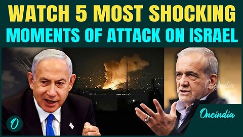 Top 5 SHOCKING Moments from Iran’s Missile Barrage on Israel – Must-See Footage!