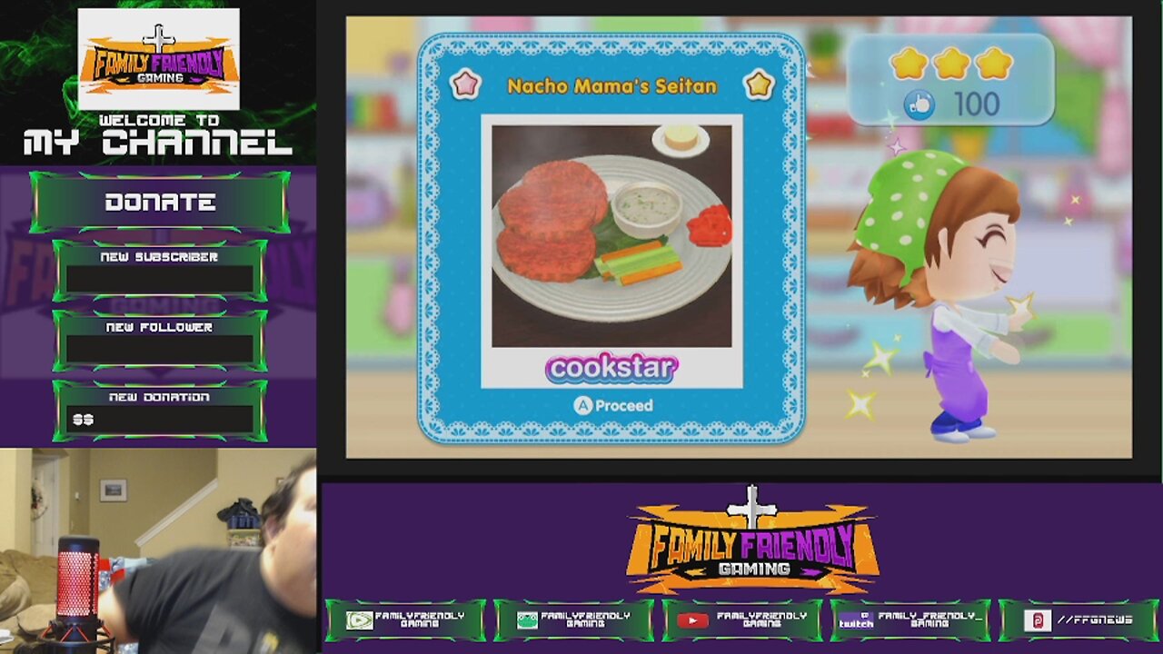 Cooking Mama Cookstar Vegetarian Nacho Mama's Seitan