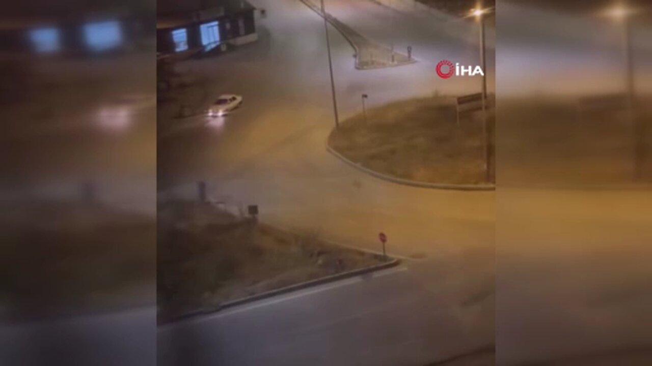 Tofaş araç ile drift attı