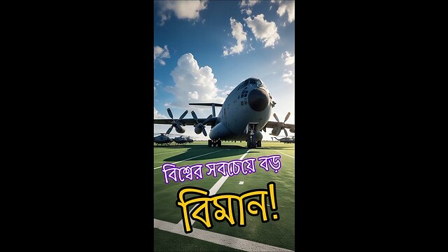 বিশ্বের সবচেয়ে বড় সামরিক বিমান! #shorts #militaryaircraft
