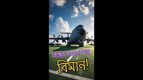 বিশ্বের সবচেয়ে বড় সামরিক বিমান! #shorts #militaryaircraft