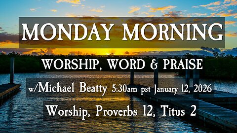 🌤️MONDAY MORNING✝️