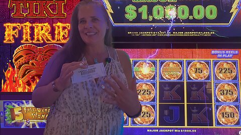TIKI FIRE MAJOR JACKPOT CHASE 🔥 $1000 Major Bonus & Big Fireball Wins!