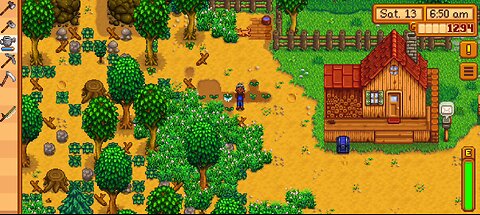 stardew valley I'm planting again have to keep growing have to keep growing my farm