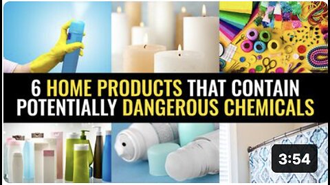 "Potentially Dangerous Chemicals Found in 6 Common Household Products"