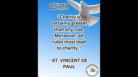 Daily Insight May 23, 2025 #faith #Saints #Insight