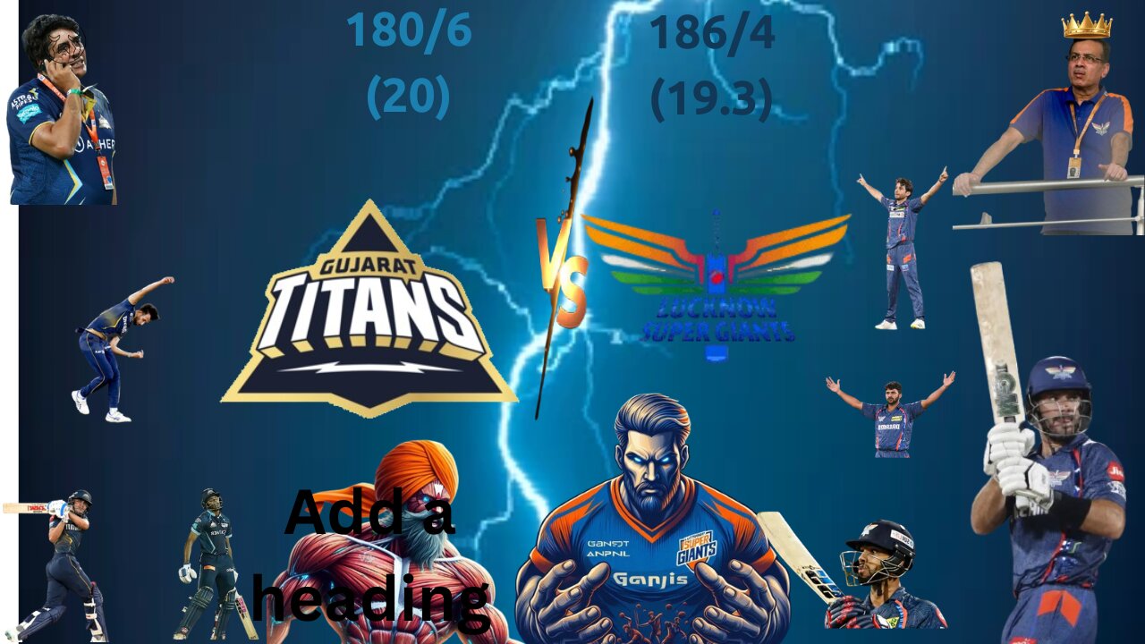 Match 26 LSG vs GT Indian Premier League Official Website