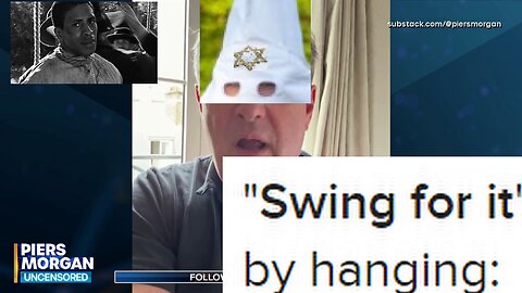 lynching, slang term, swing for it, #piersmorgan ,