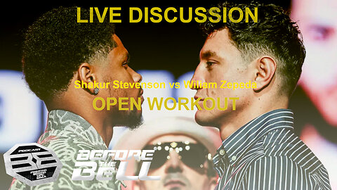 Shakur Stevenson vs William Zepeda: Open Workout | LIVE COMMENTARY