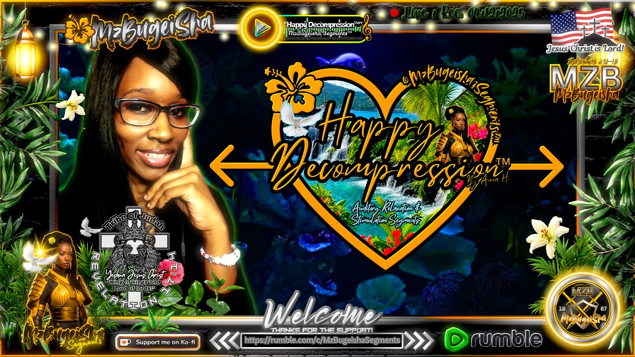 💛MZB Tingz™💛 "Happy Decompression™" by Anna H. ✝️🕊️ | Rec.-04/12/2025 | [🔴rumLIVE#30] 🛡️⚔️