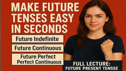 “Simple Future & Present Tense Explained | Learn English Grammar Fast