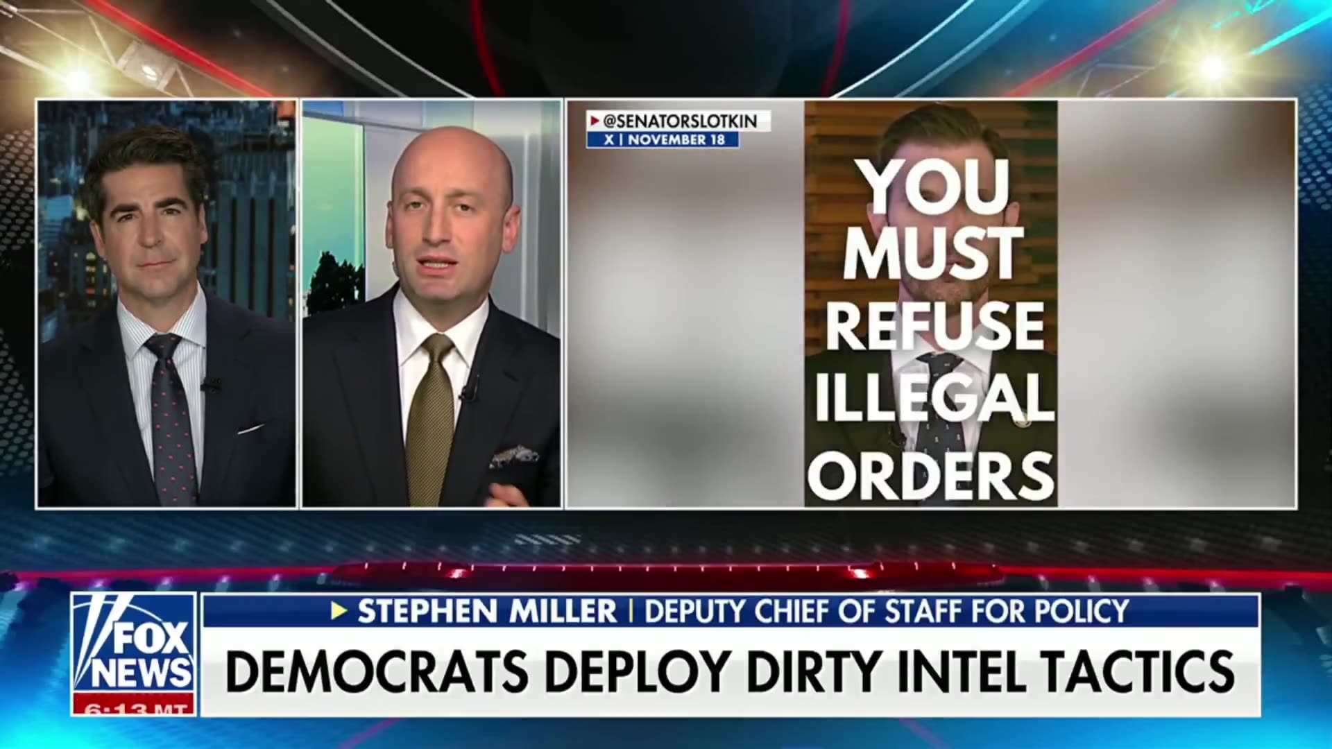 Stephen Miller just WENT OFF for 2 minutes straight on the Seditious Six Democrats