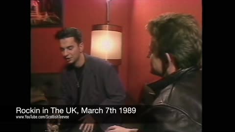 Depeche Mode London 1989 interview