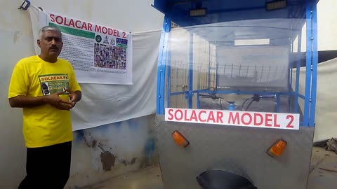 SOLACAR solar cars Pakistan by hammad Sabri , 2nd prototype in year 2019 made on lead acid batteries