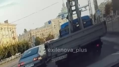 👀💥 The moment of strike in Voronezh, Russia!