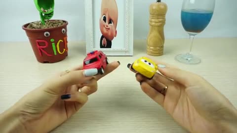 Kluna Tik eating Car toys of The Boss baby_part1