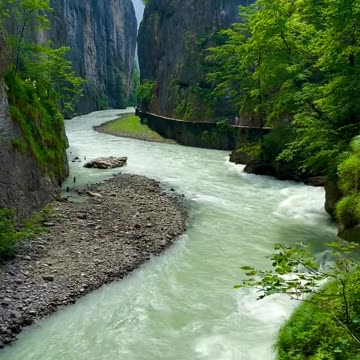 Aareschlucht, Switzerland.