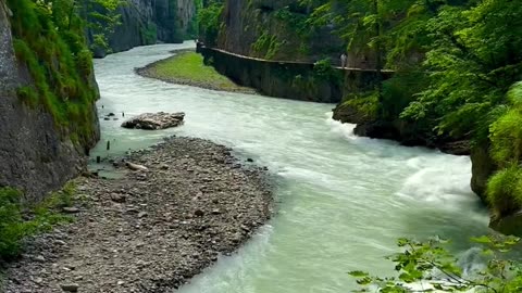 Aareschlucht, Switzerland.
