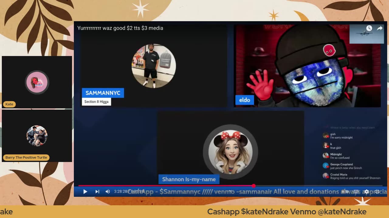 06/25/25 Kate the Turtle VOD: "Coffee'nKate"