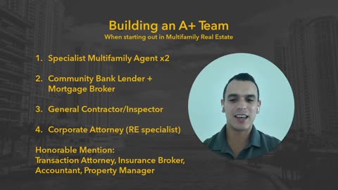 Building an A+ Team | Multifamily Investing