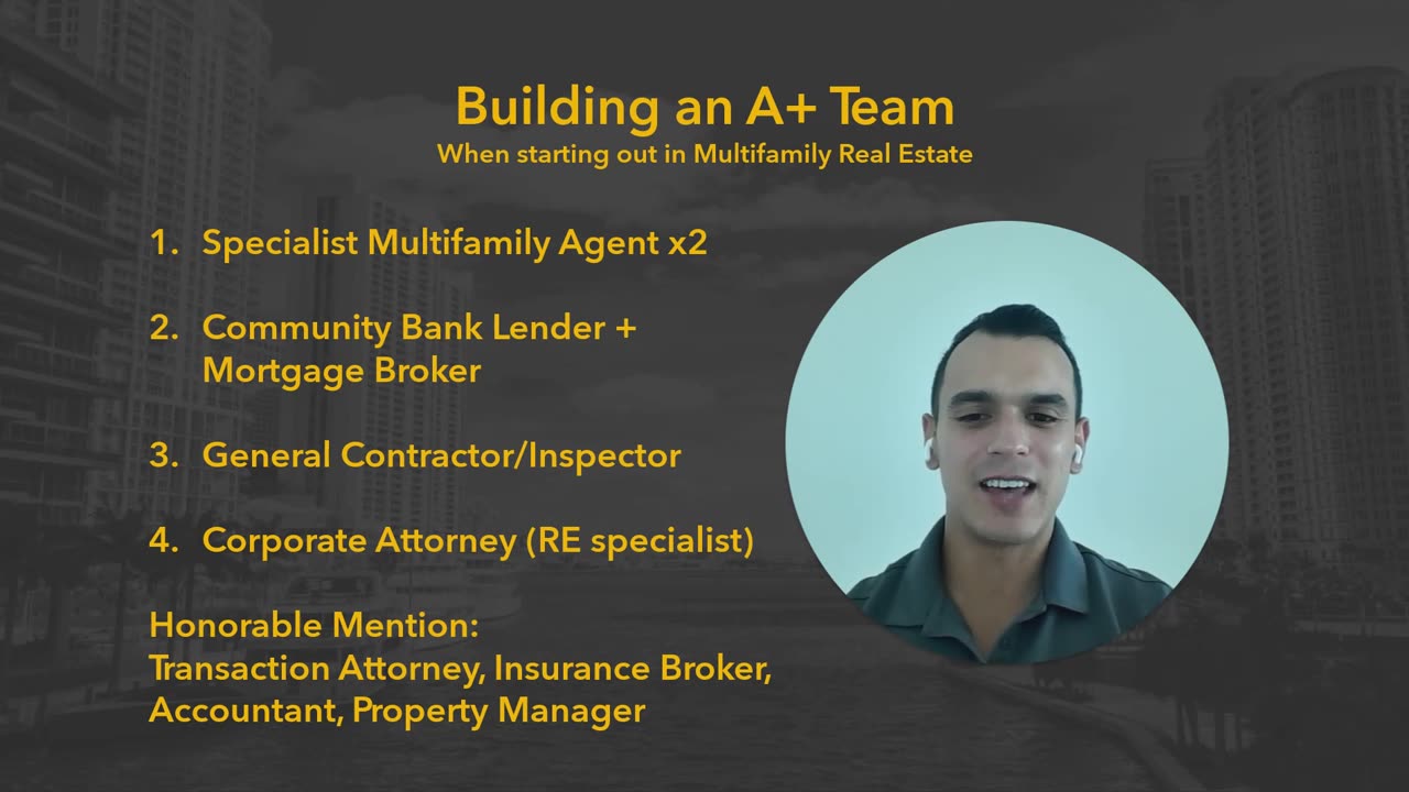 Building an A+ Team | Multifamily Investing