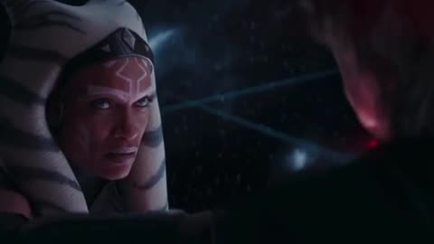Ahsoka en un flashback de "Star Wars: The Clone Wars", donde Ahsoka tiene miedo de ser como Anakin p