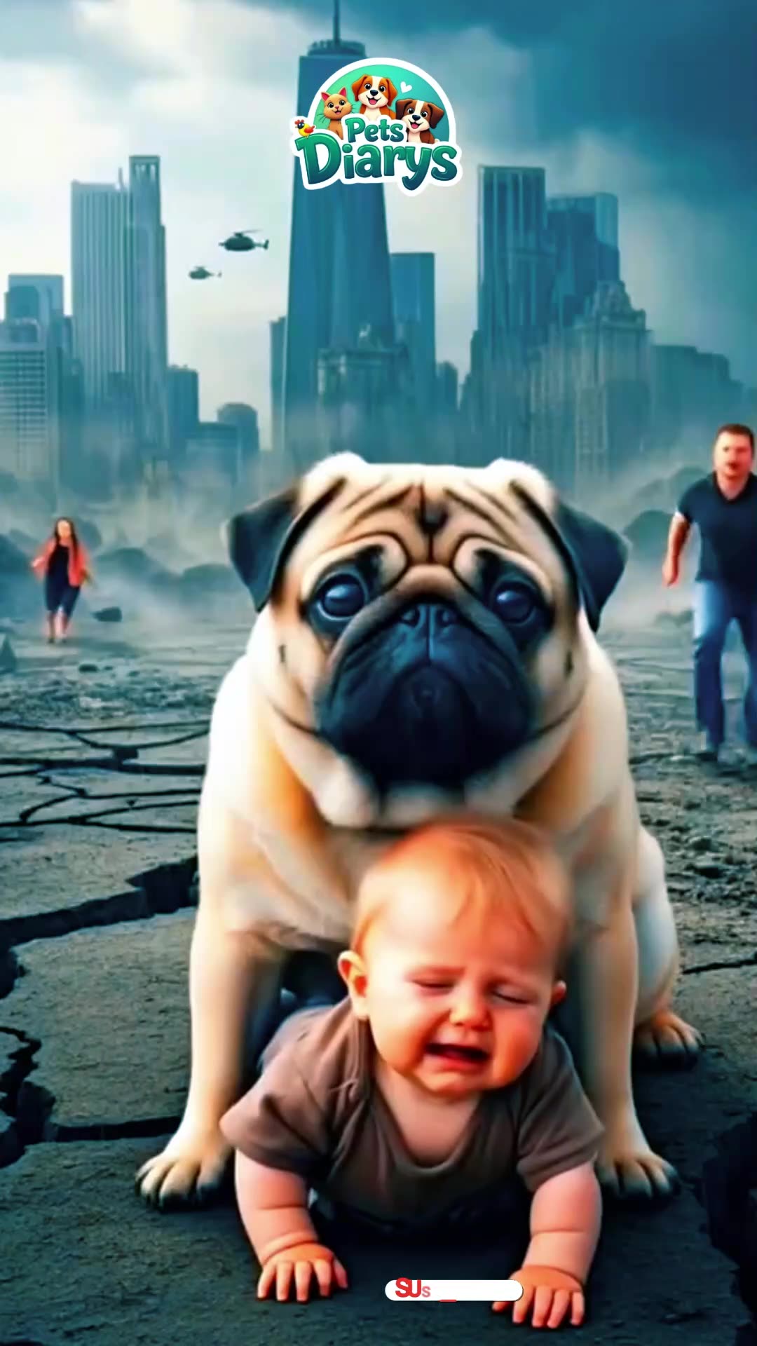 A Dog’s Heroic Sacrifice to Save a Child from a Tornado 💔🐶