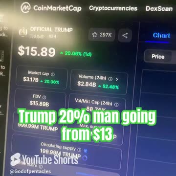 official trump crypto price prediction #fyp