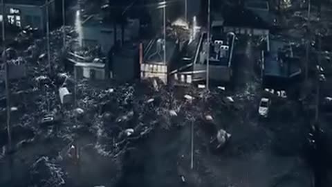 Storm Covers the Whole City | Epic Disaster Movie Scene